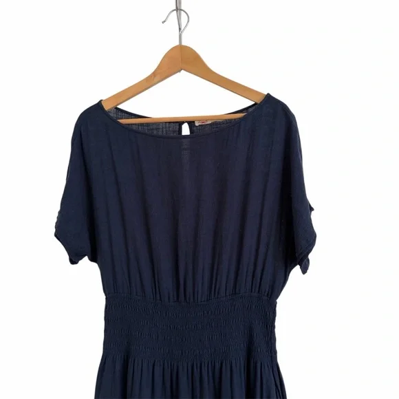 FAHERTY Coast To Coast Midi Dress in Navy - Excellent Pre-Owned Condition, Large - Picture 6 of 16